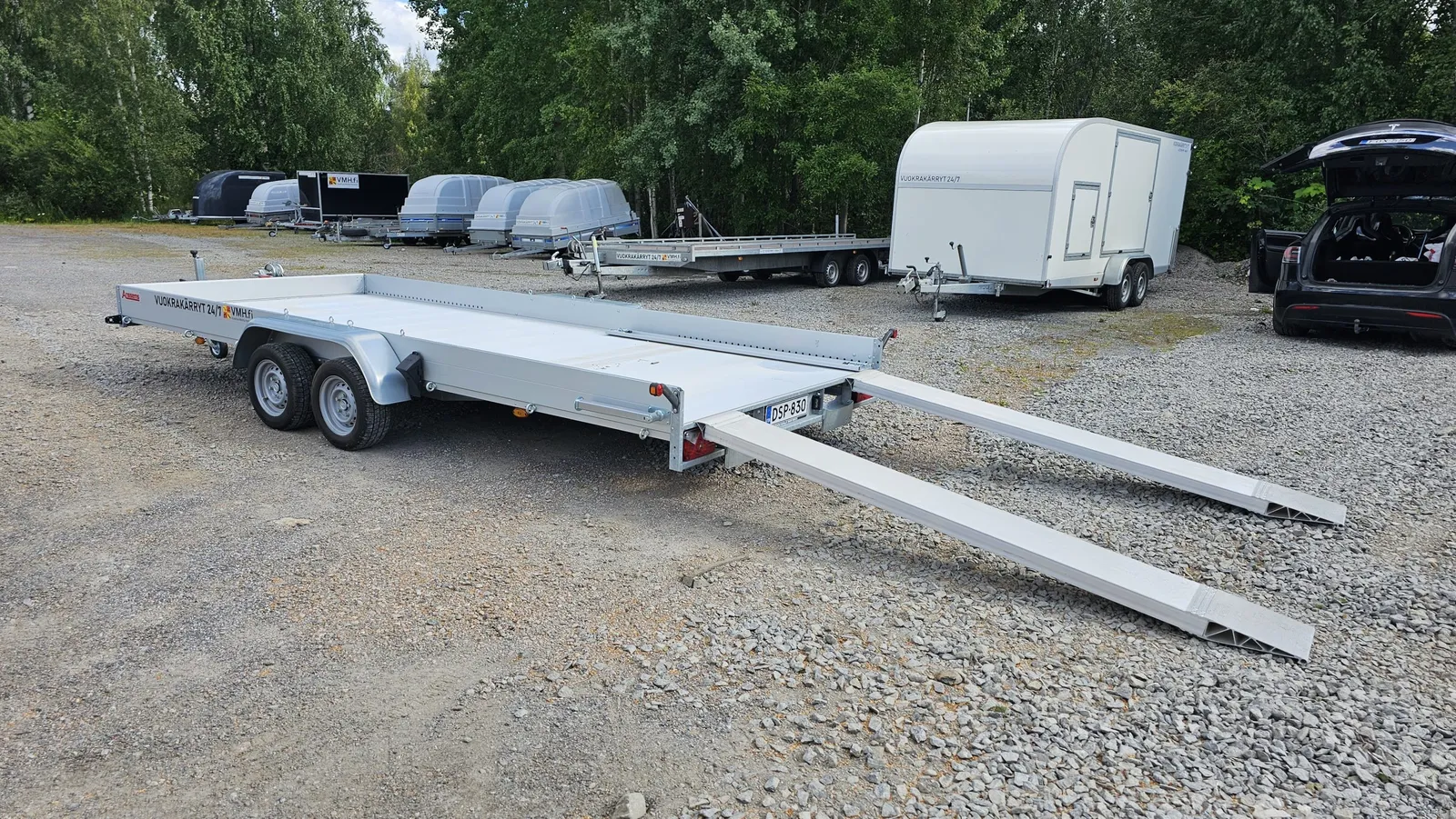 Autotraileri / Lavetti Anssems AMT 3000kg – Monipuolinen kuljetuskärry autoille, puutarhakoneille ja, kuva 3