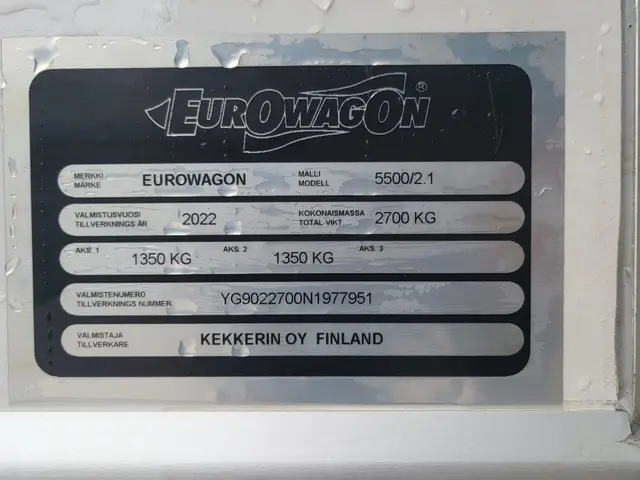 Autotraileri / lavetti Eurowagon 2022 kuva 2