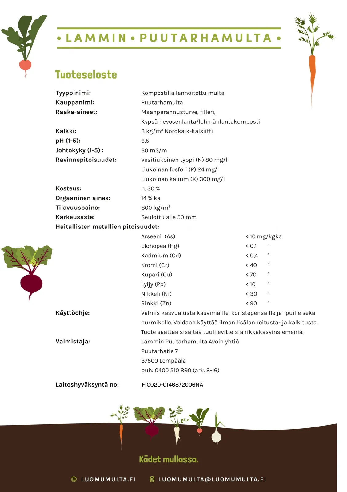 LAMMIN Luomupuutarhamulta - n.1000l (suursäkki) - vain Pirkanmaan alueella, kuva 2