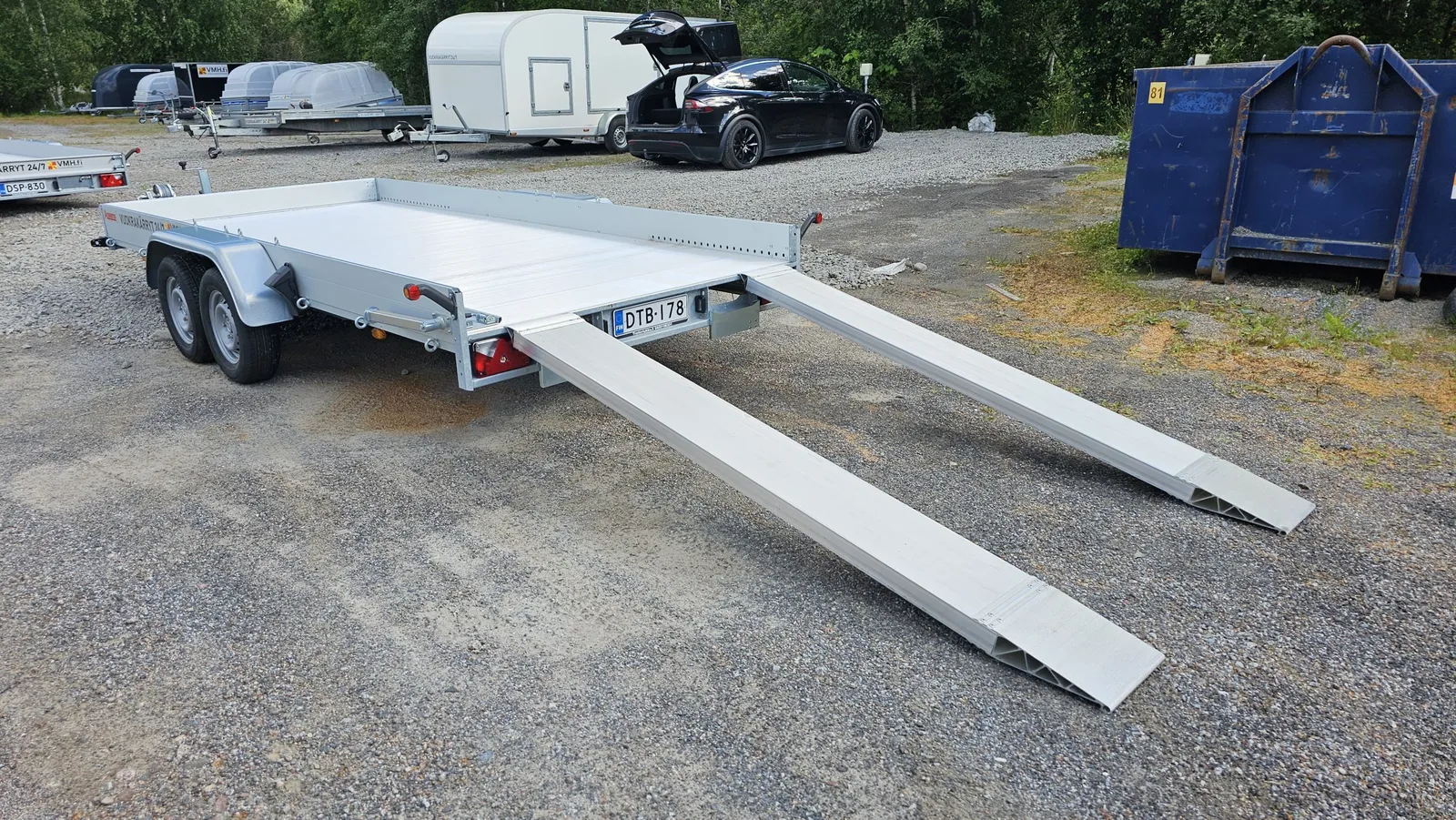 Autotraileri / Lavetti Anssems AMT – Monipuolinen kuljetuskärry autoille, puutarhakoneille ja mönkij, kuva 7